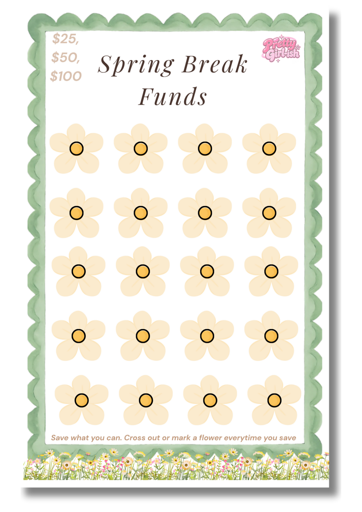 Spring Break - Saving Challenge