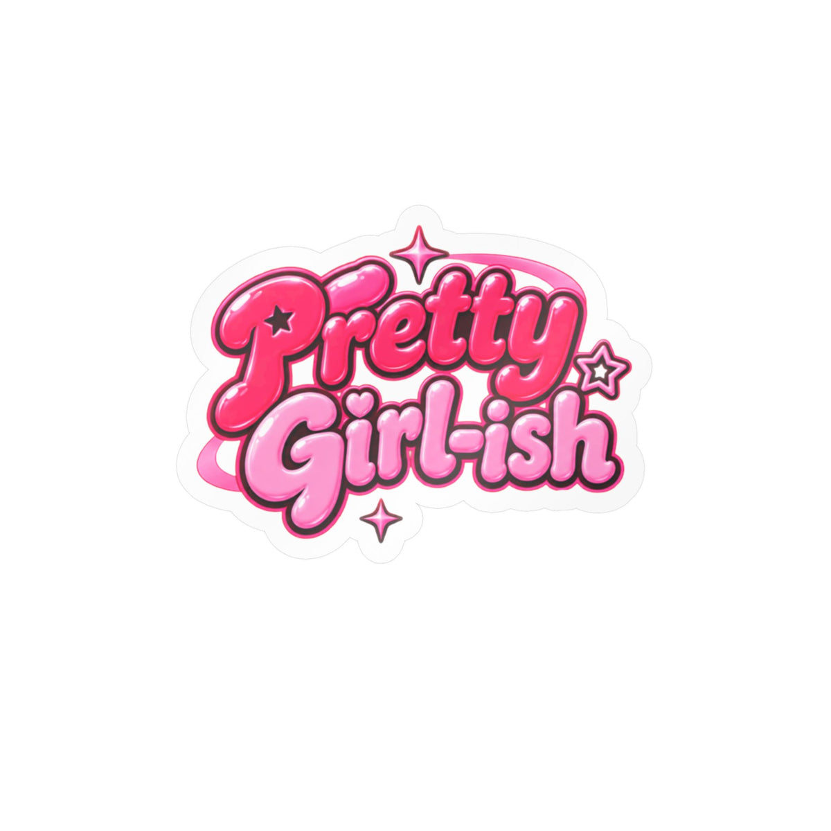 Pretty Girl-ish Kiss-Cut Vinyl Decal
