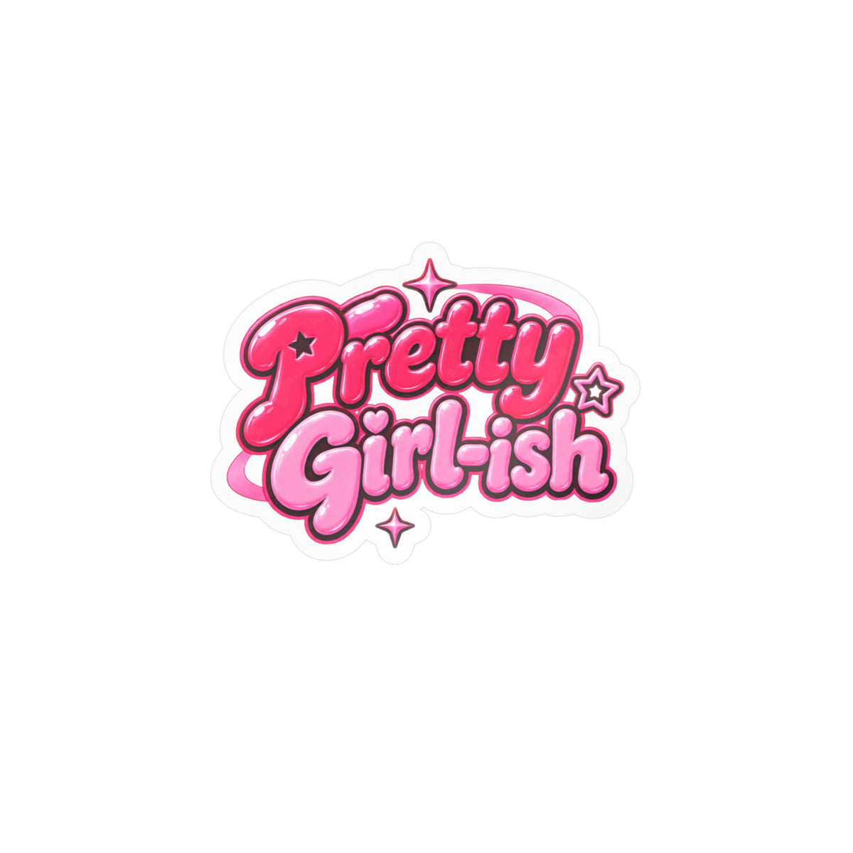 Pretty Girl-ish Kiss-Cut Vinyl Decal