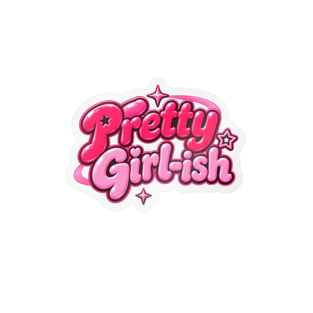 Pretty Girl-ish Kiss-Cut Vinyl Decal