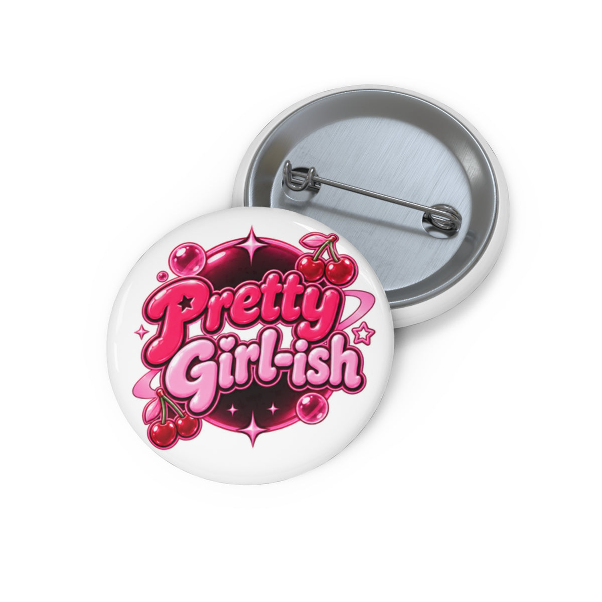 Pretty Girl-ish Pin Button