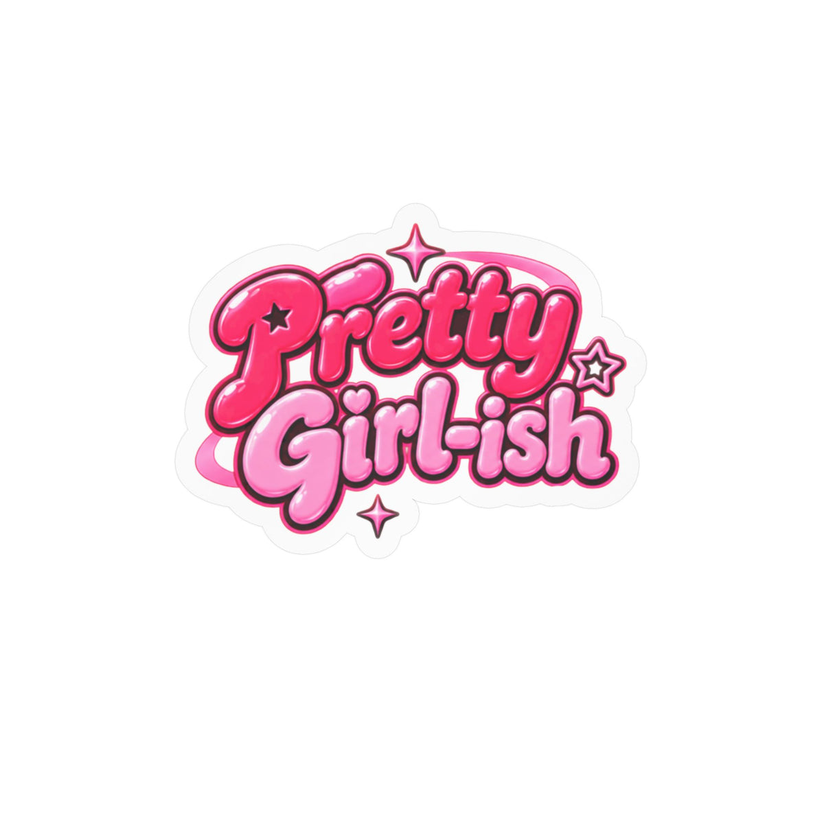 Pretty Girl-ish Kiss-Cut Vinyl Decal