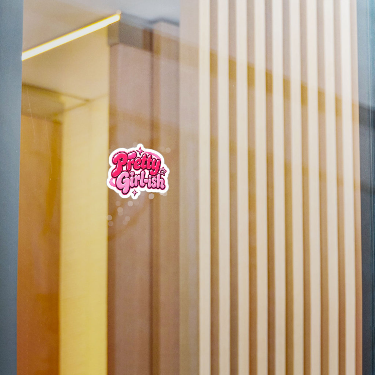 Pretty Girl-ish Kiss-Cut Vinyl Decal