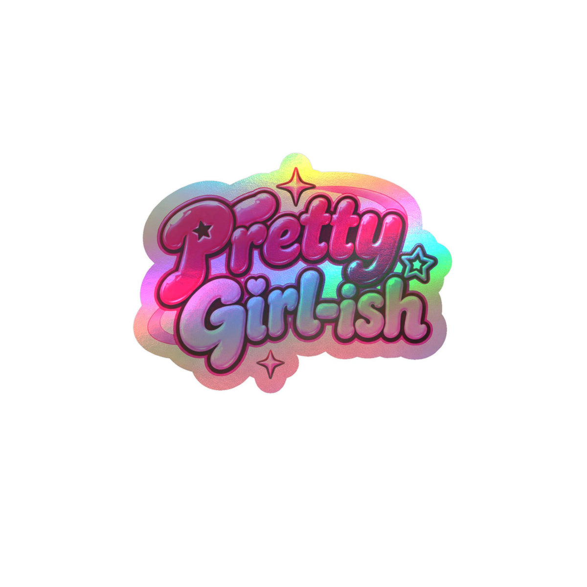 Pretty Girl-ish Kiss-Cut Vinyl Decal