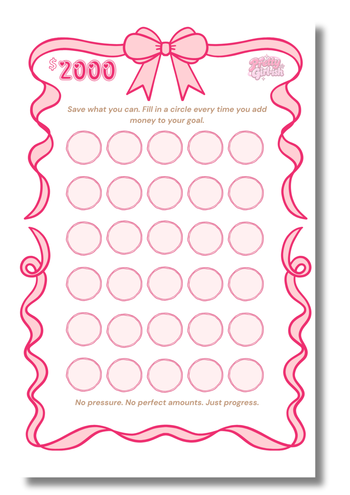 Just a Girl- Savings Challenge